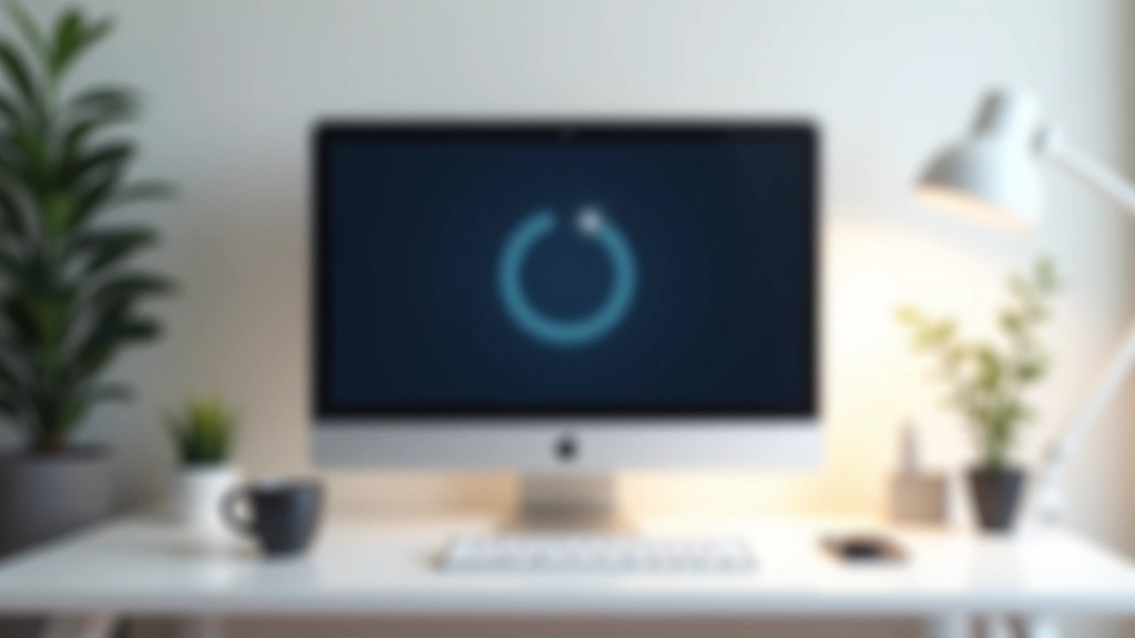 Indicatori di caricamento animati su schermo con percentuale di progresso