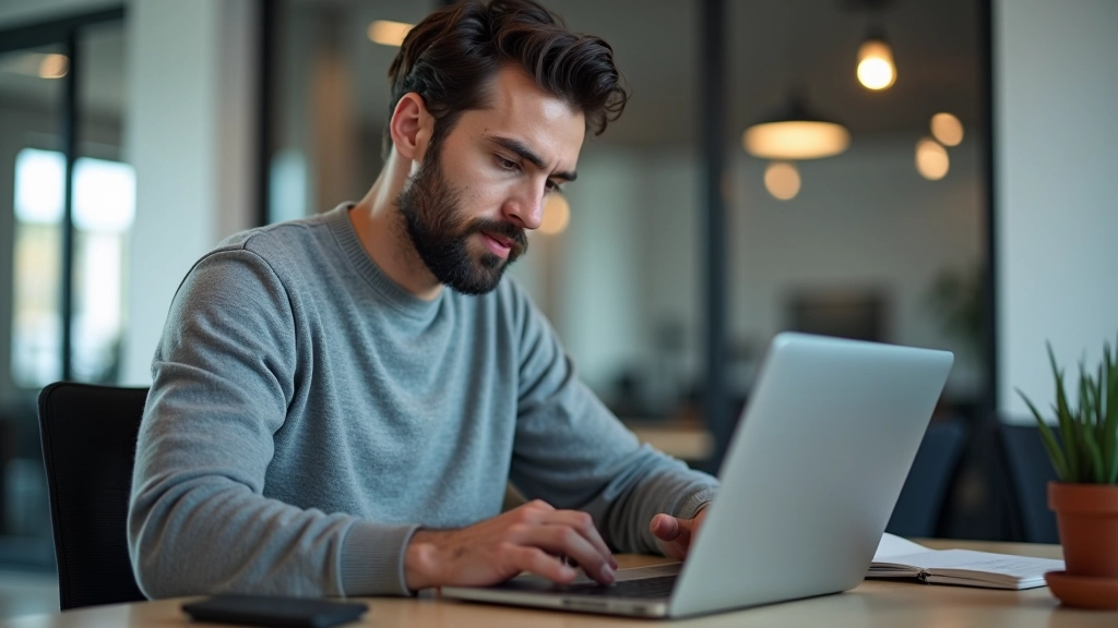 Designer che testa un form interattivo con animazioni di validazione